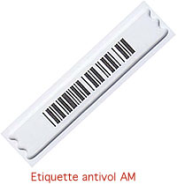 Etiquette antivol magnéto-acoustique